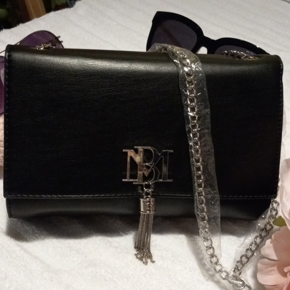 Badgley Mischka Vegan    Black Purse